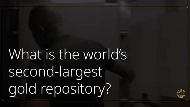 세계에서 두번째로 큰 금 저장고 ㄷㄷㄷ