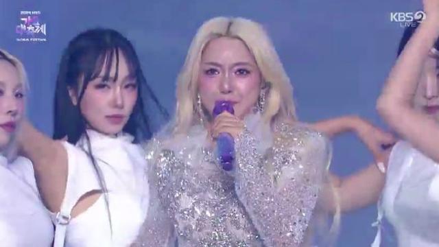 에스파 곡 뺏겼다…K팝 기강 잡은 바다, '넥스트 레벨' 폭풍 라이브 선사 [KBS 가요대축제]