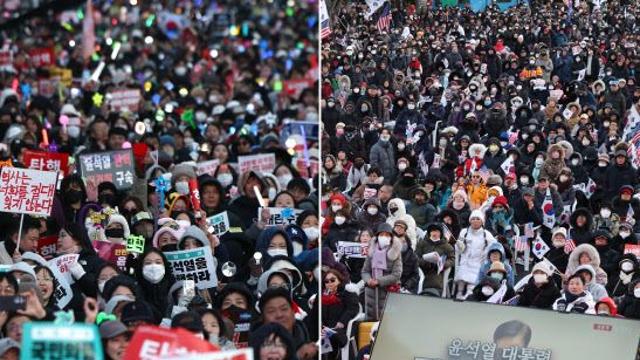 `尹 탄핵안` 가결 후 첫 주말 집회…수십만 인파 몰릴 듯