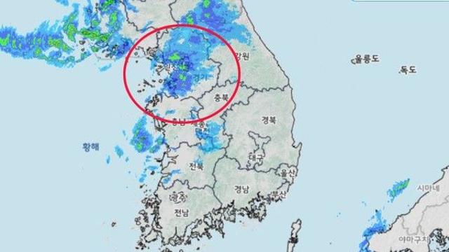 서울날씨, 서해안→수도권 