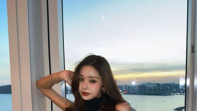 송지아, 프린지 디테일로 완성한 블랙 드레스룩으로 시선 올킬