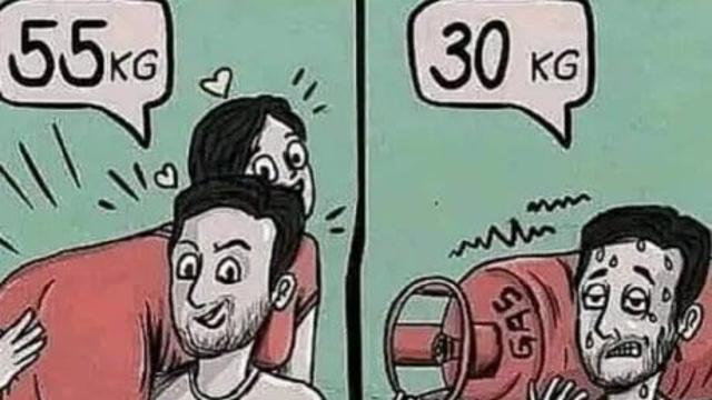 55kg 여성보다 35kg 가스통이 무겁게 느껴지는 이유.