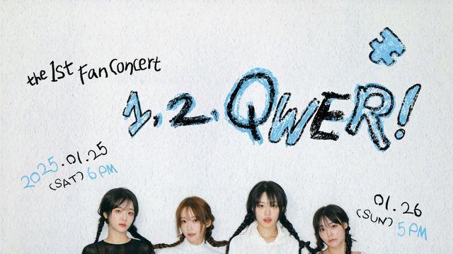 QWER, 첫 팬콘서트 단체+개인 사진 공개