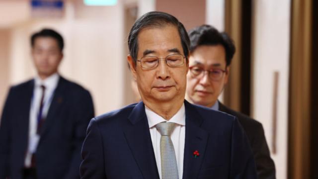 '내란 공모' 한덕수 대행 탄핵안, 27일 표결 예정