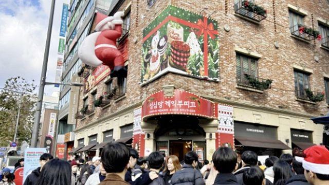3시간 줄 선 끝에…성심당 크리스마스 케이크, 올해도 난리났다