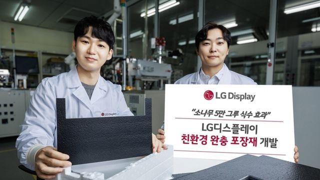 LG디스플레이, 재생 플라스틱으로 전자부품용 포장재 개발···