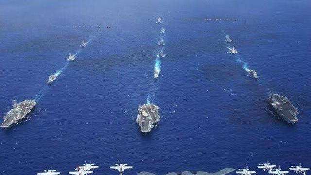 미 해군 항모전단의 교신