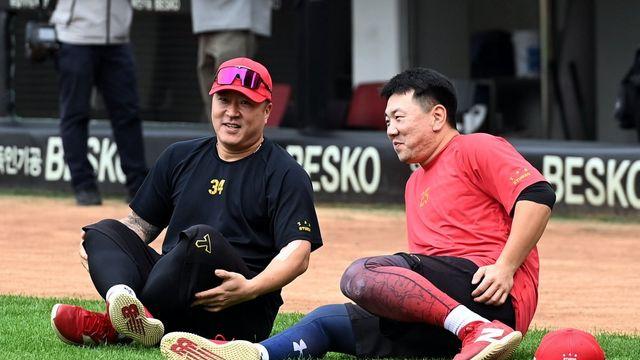 ‘후배들과 함께’ 최형우·류현진의 1월 미니캠프, 후배들에겐 비시즌 최고의 동기부여