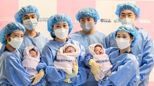 2025년 1월1일 0시 0분 대한민국 새해 첫아기 남아 3명 탄생