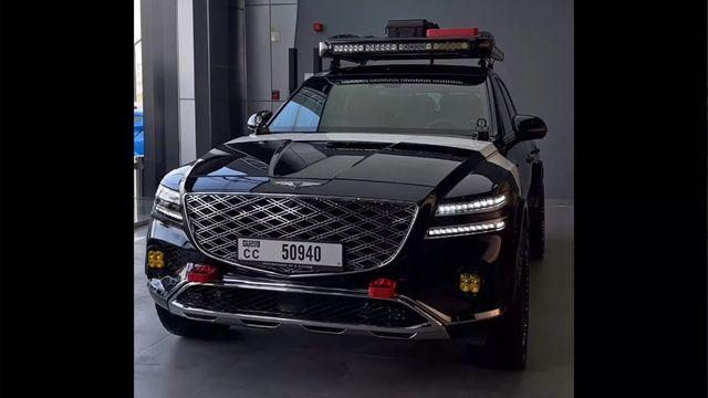 다카르 랠리 출전할 제네시스 GV80 데저트 에디션 실물은 이런 모습?