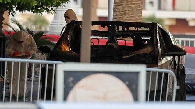 트럼프 호텔 정문 앞서 폭발한 사이버트럭...안에 있던 남성은 특수부대 군인