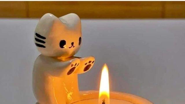 귀여운 고양이 촛대 결말,,