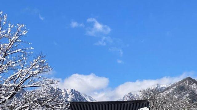 설악산 설경