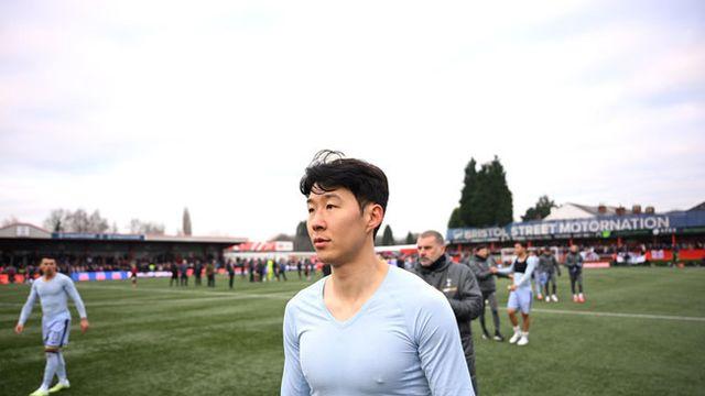‘프리킥 유도+7호 도움’ 손흥민 있어야 5부 간신히 이긴다...토트넘, 탬워스에 3-0 승리