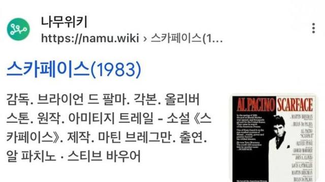 지디가 파워에서 영감받은 영화 ‘스카페이스’