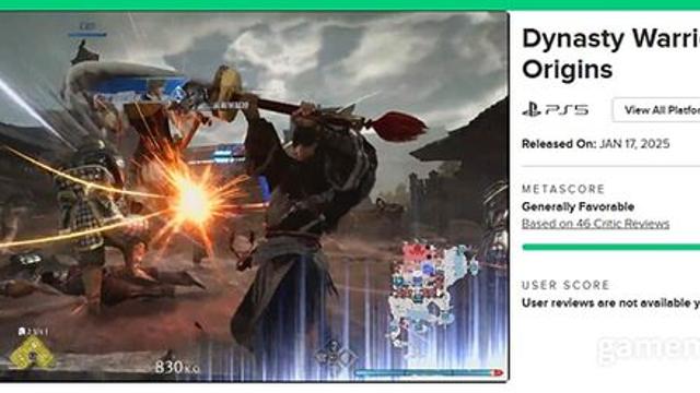 진·삼국무쌍 오리진 메타 80점, 시리즈 최고 수준