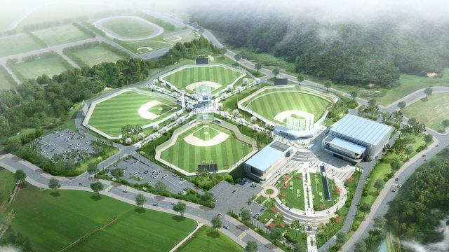 KBO '2027년 완공 예정' 부산 기장 야구센터 점검…