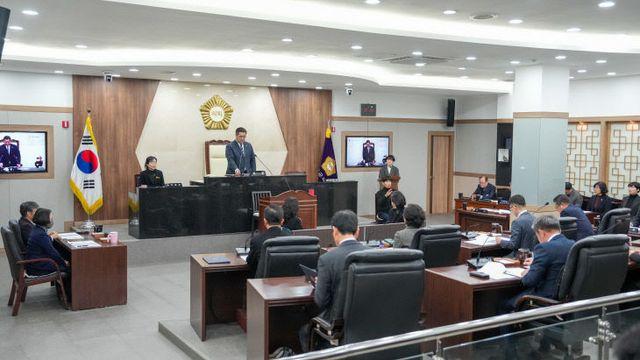 괴산군의회 제338회 임시회 개회