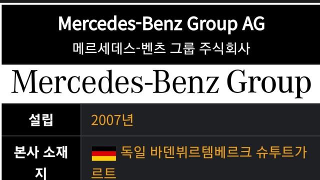 지금 벤츠 사태가 더 짜치는 이유 