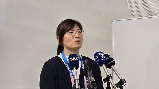 장미란 문체부 차관, 하얼빈 동계 아시안게임 선수단 격려