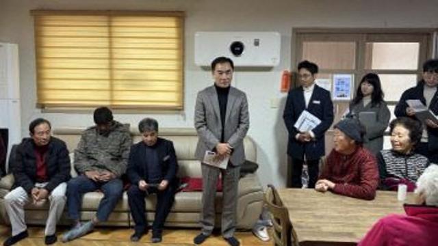 정장선 평택시장, 취약계층 한파쉼터 방문