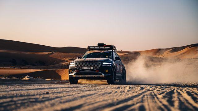 제네시스, 다카르 랠리서 ‘GV80 데저트 에디션’ 6000km 사막 주행