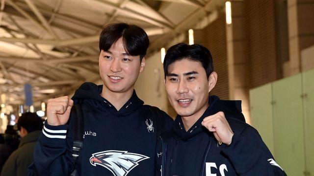 엄상백-심우준 ‘한화에서 활약 기대하세요’