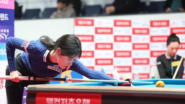 '바비인형' 서한솔, '女神 차유람'에 극적인 승부치기 역전승…다음 상대는 '女帝 김가영'