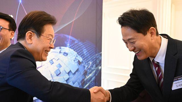 조기 대선 양자대결…이재명 46% vs 오세훈 43%, 이재명 45% vs 홍준표 42% [중앙·한국갤럽]