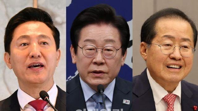‘대선 가상 양자대결’ 이재명vs오세훈·이재명vs홍준표 ‘초접전’