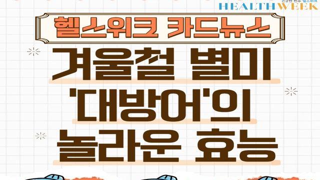 겨울철 별미 ‘대방어’의 놀라운 효능