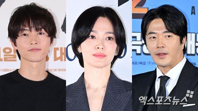 송중기 울고 송혜교 웃고…'검은 수녀들'→'히트맨2', 설연휴 쌍끌이 흥행 [엑's 이슈]
