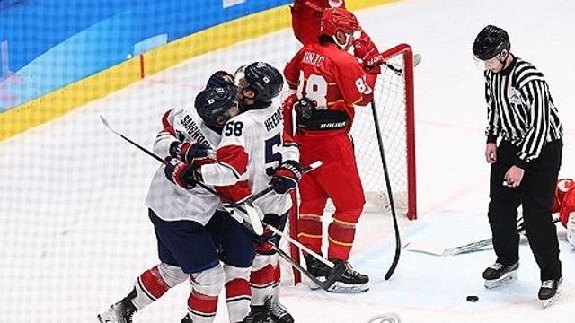 [아시안게임] 남자 아이스하키, 중국에 대역전승…김상욱, 연장 골든골