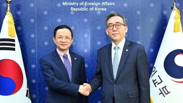 외교장관, 中대사 접견…