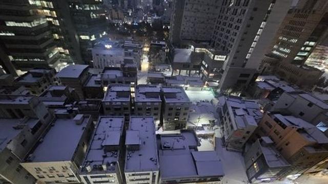 눈내려 대구 곳곳 빙판, 일부 통행제한…경북북부 대설주의보