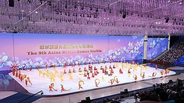 [아시안게임] '빙설 왕국' 명성 걸맞게…눈·얼음으로 가득찬 '화이트 개회식'