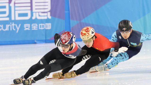 한국 쇼트트랙 혼성 2000m 대회 첫 금메달… 초대 챔피언 등극