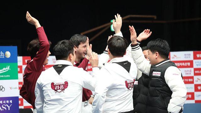 '되살아나는' 크라운해태, 하나카드에 4-0 완승 [PBA 팀리그 5R]