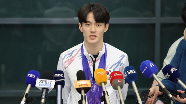 ‘1000m 금메달’ 장성우의 포부 “더 활활 타오르는 마음으로” [IS 인천]