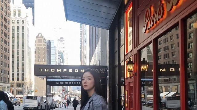 이세영, 뉴욕 거리에서 완벽한 수트핏…시크한 분위기  