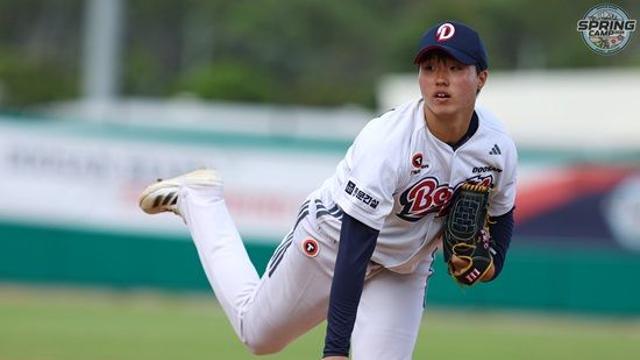 왜 이렇게 씩씩해? '06년생' 신인 우완 청백전 2이닝 무실점 쾌투 