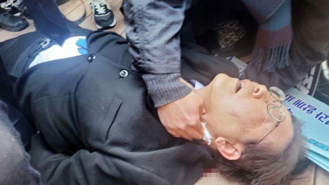 [속보]'이재명 흉기 습격' 60대 남성, 징역 15년 확정