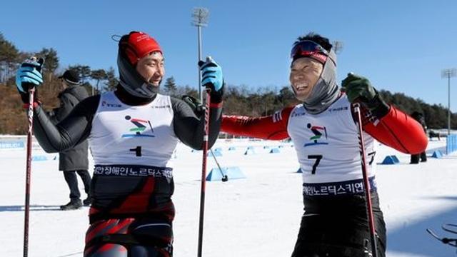 '평창패럴림픽 金' 신의현, 동계체전 2관왕…최용범은 동계 데뷔