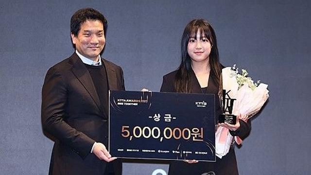 '파리 올림픽 銅 2개' 신유빈, 2년 연속 한국 탁구 MVP(종합)