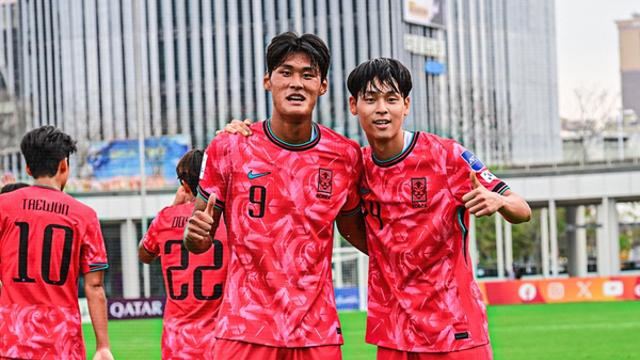 한국 U20 대표팀, 아시안컵 조별 1차전서 시리아 2-1 제압 '이창원호 산뜻한 출발'