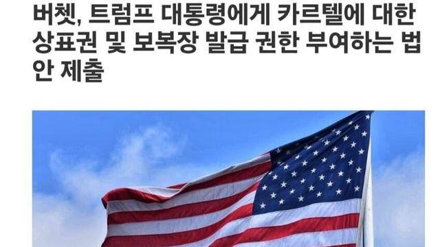 카르텔 척결을 위해 미국 공화당이 발의한 법안