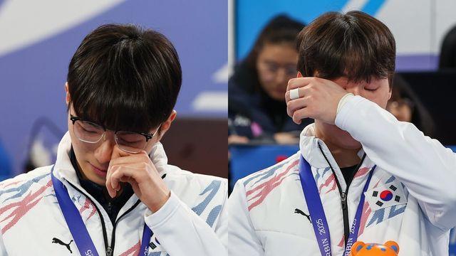 “큰 대회 마지막 출전일 수도 있는데”… 부상 투혼 은메달에도 '눈물' 쏟은 한국 선수들