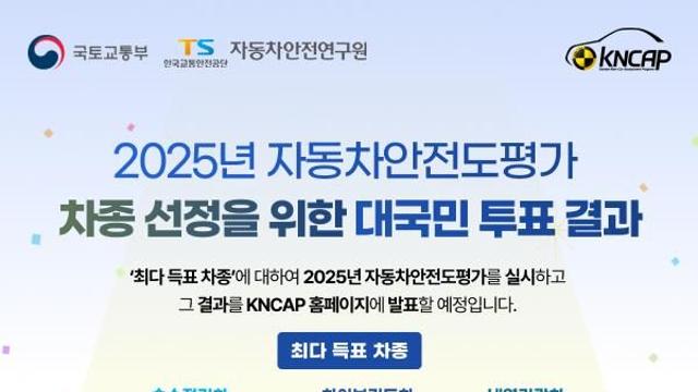 국민 투표로 뽑힌 아이오닉9·팰리세이드·타스만, 안전도 검증한다