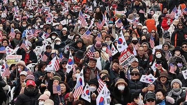 尹탄핵심판 막바지 도심 찬반집회…