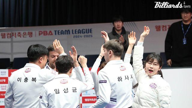 '웰컴銀 5연승' 제동 건 하이원리조트…정규리그 마지막 경기 4-3 승리